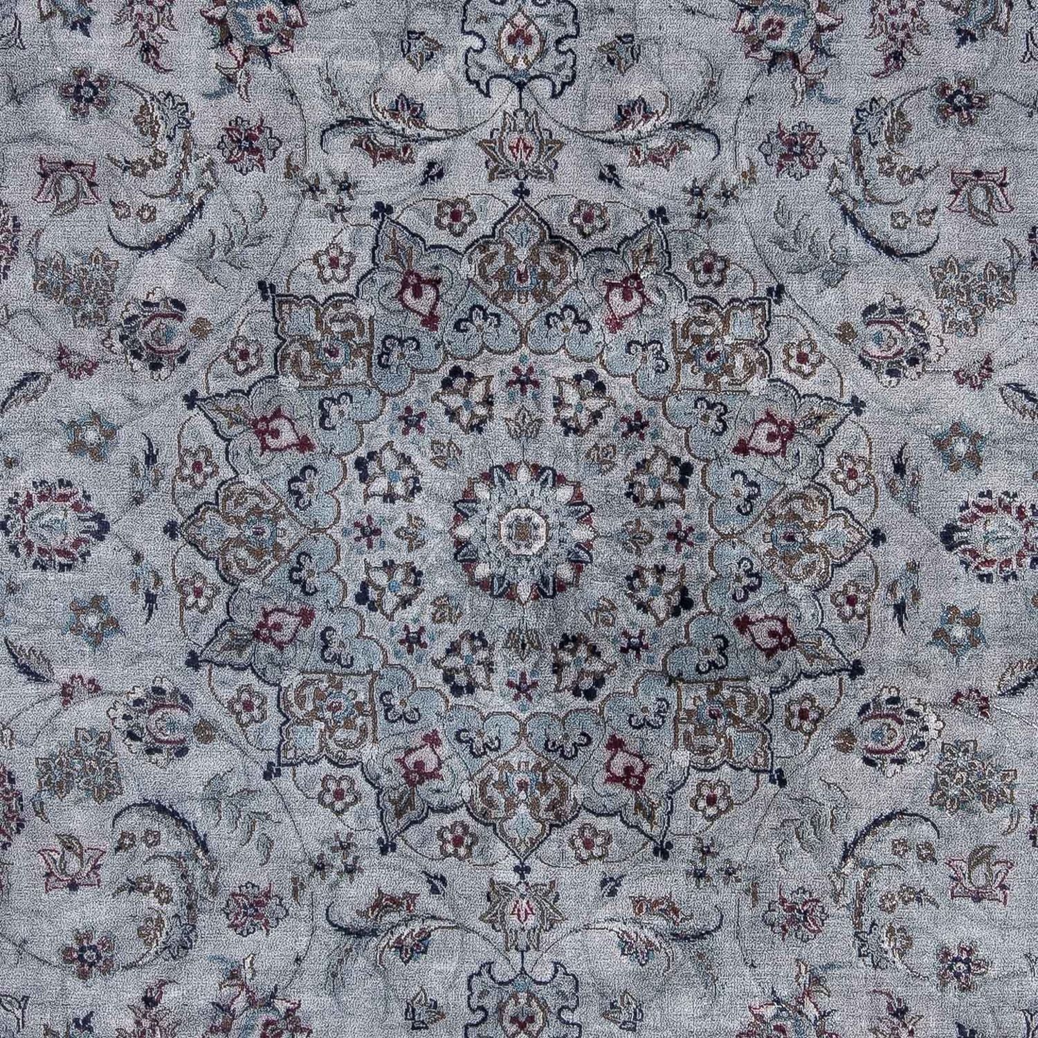Tapis persan - Nain - 296 x 202 cm - gris