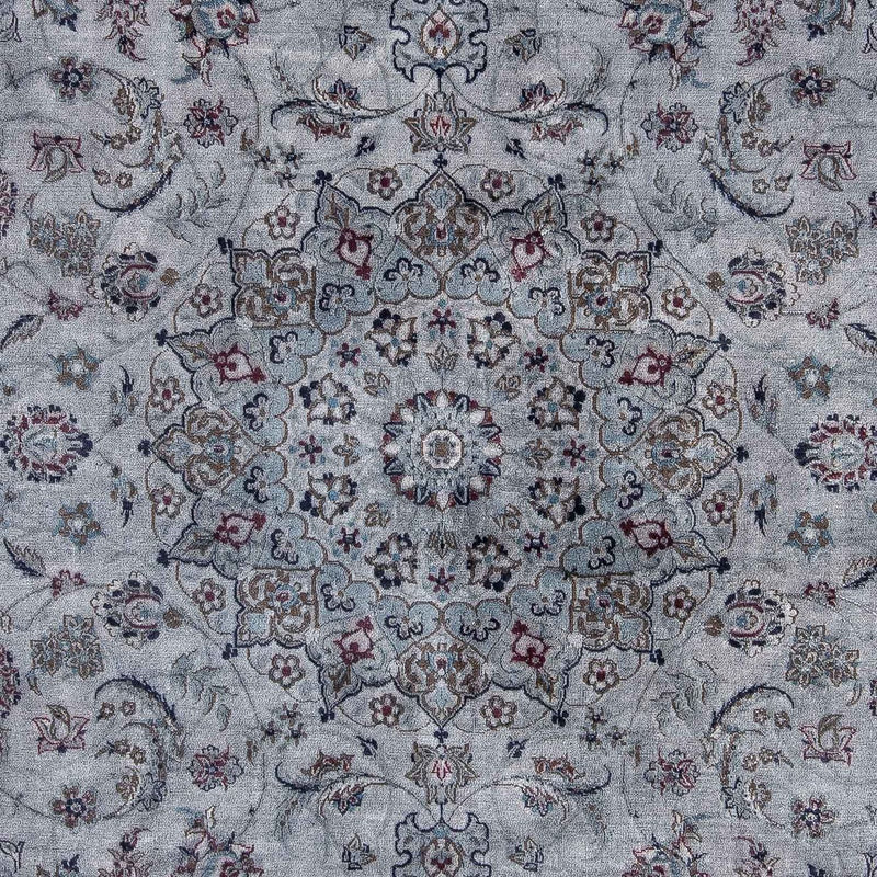 Tapis persan - Nain - 296 x 202 cm - gris