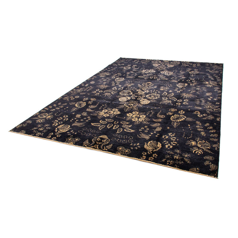 Tapis design - 301 x 212 cm - bleu foncé