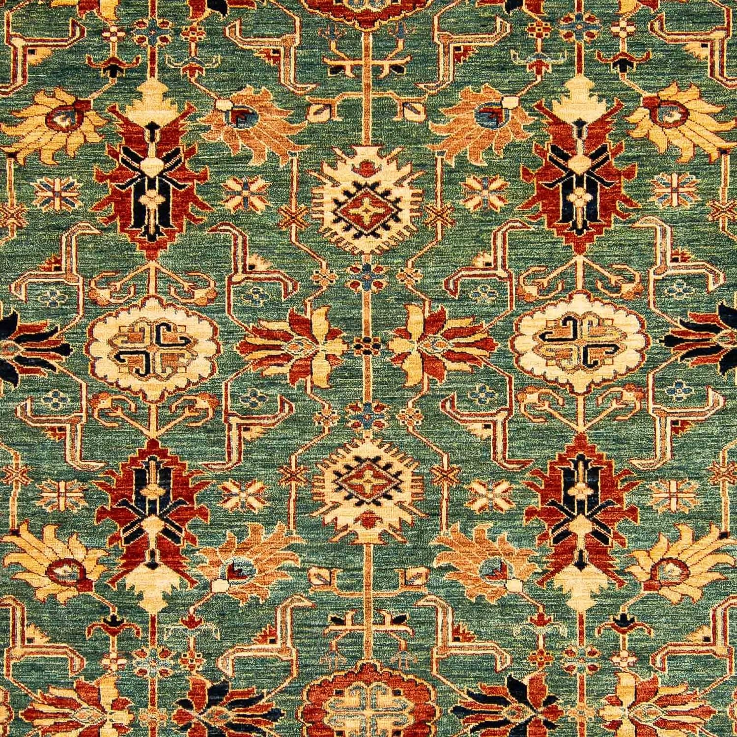 Tapis Ziegler - Kazak - 333 x 249 cm - vert