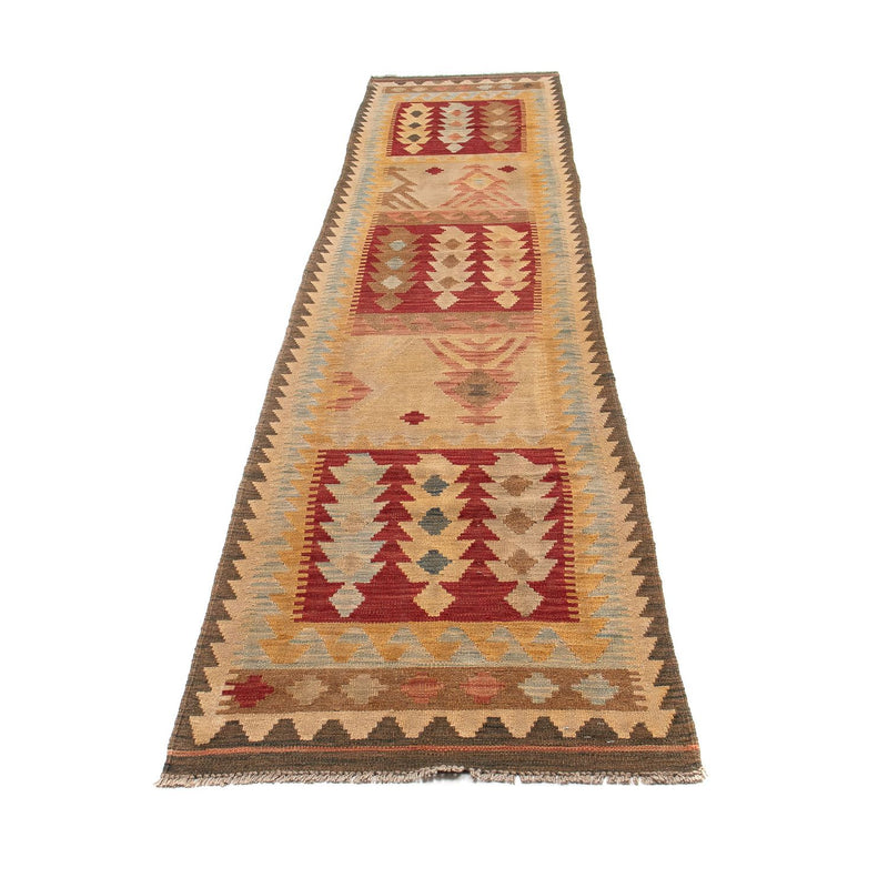 Tapis de couloir Tapis Kelim - Splash - 392 x 73 cm - multicolore