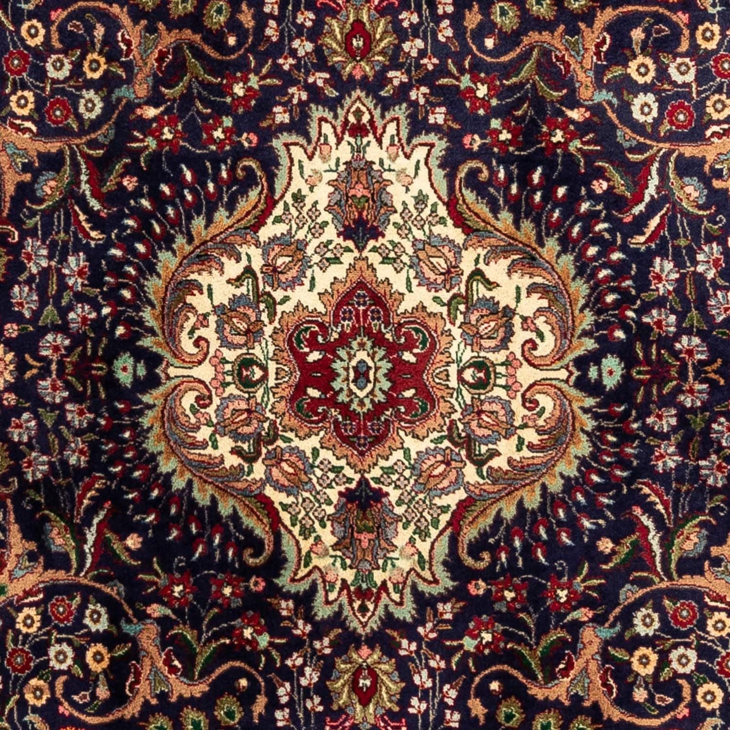 Tapis persan - Classique - 233 x 179 cm - bleu foncé