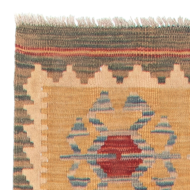 Tapis de couloir Tapis Kelim - Splash - 407 x 76 cm - multicolore