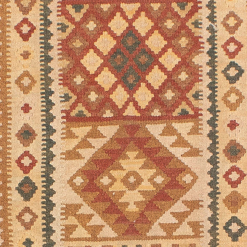 Tapis de couloir Tapis Kelim - Splash - 371 x 88 cm - multicolore