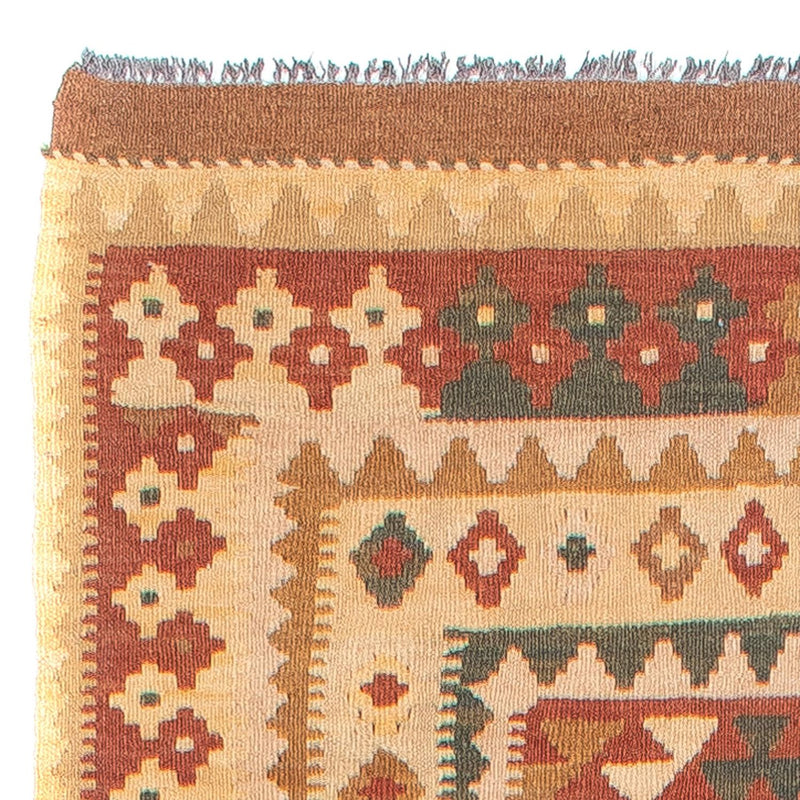 Tapis de couloir Tapis Kelim - Splash - 371 x 88 cm - multicolore