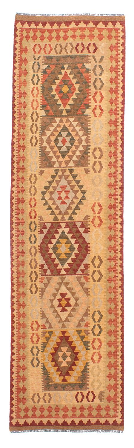 Tapis de couloir Tapis Kelim - Splash - 314 x 86 cm - multicolore