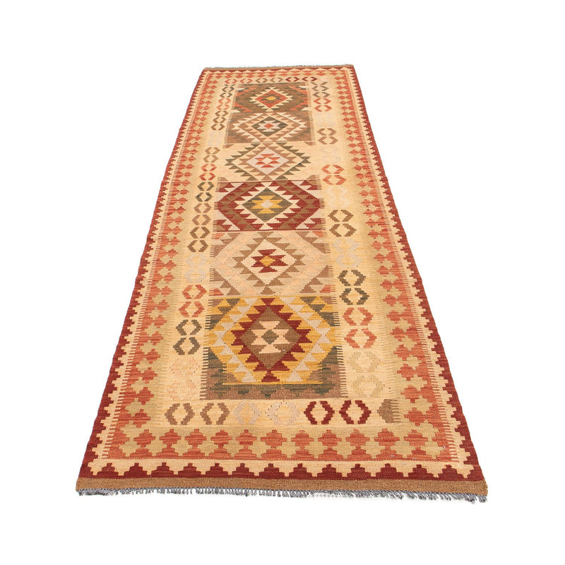 Tapis de couloir Tapis Kelim - Splash - 314 x 86 cm - multicolore