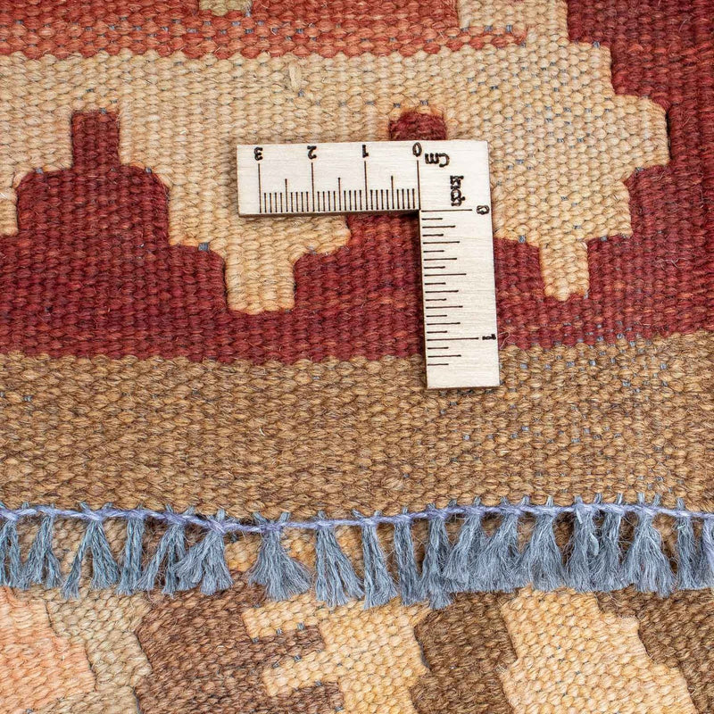 Tapis de couloir Tapis Kelim - Splash - 314 x 86 cm - multicolore