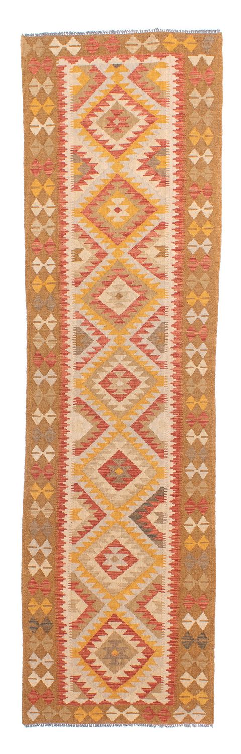 Tapis de couloir Tapis Kelim - Splash - 298 x 80 cm - multicolore