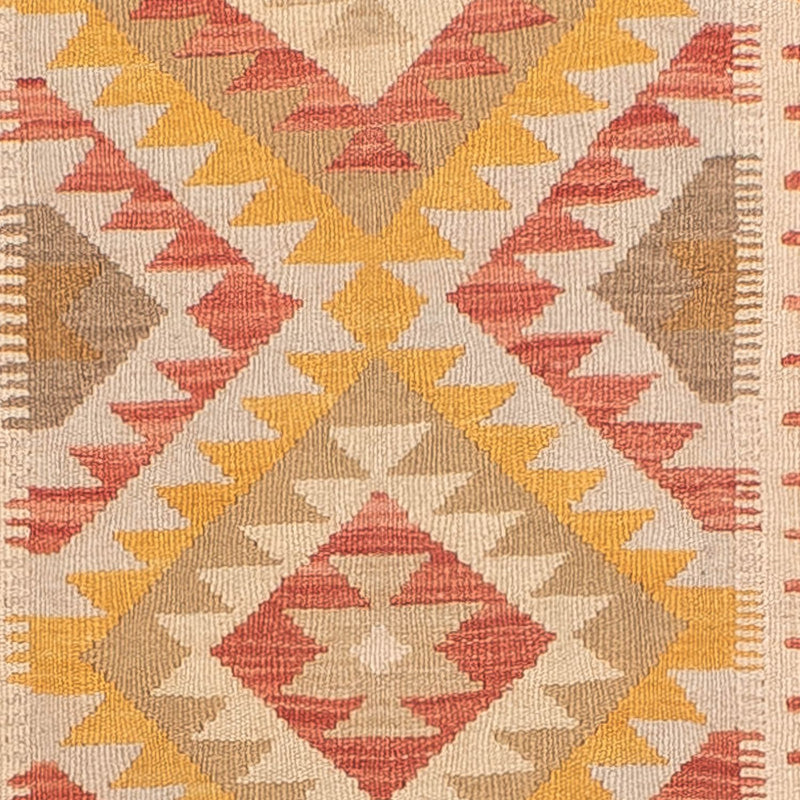 Tapis de couloir Tapis Kelim - Splash - 298 x 80 cm - multicolore