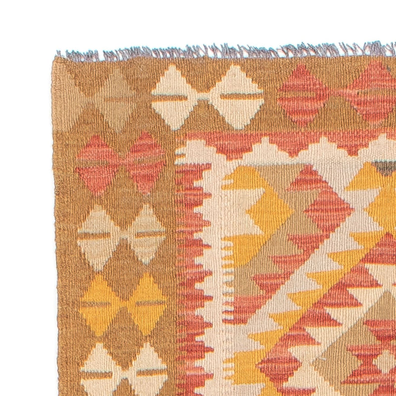 Tapis de couloir Tapis Kelim - Splash - 298 x 80 cm - multicolore