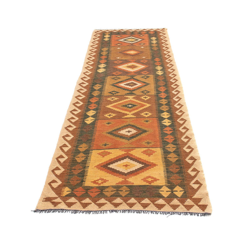 Tapis de couloir Tapis Kelim - Splash - 297 x 82 cm - multicolore