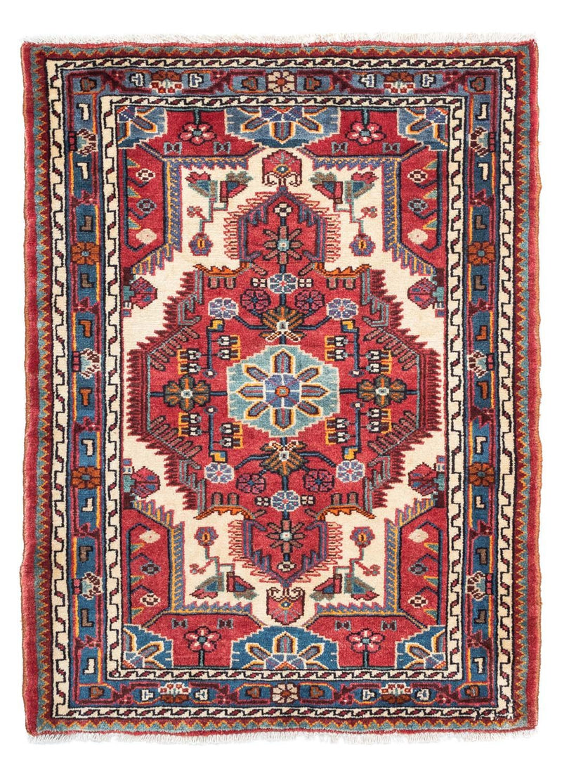 Tapis persan - Nomadic - 120 x 85 cm - rouge