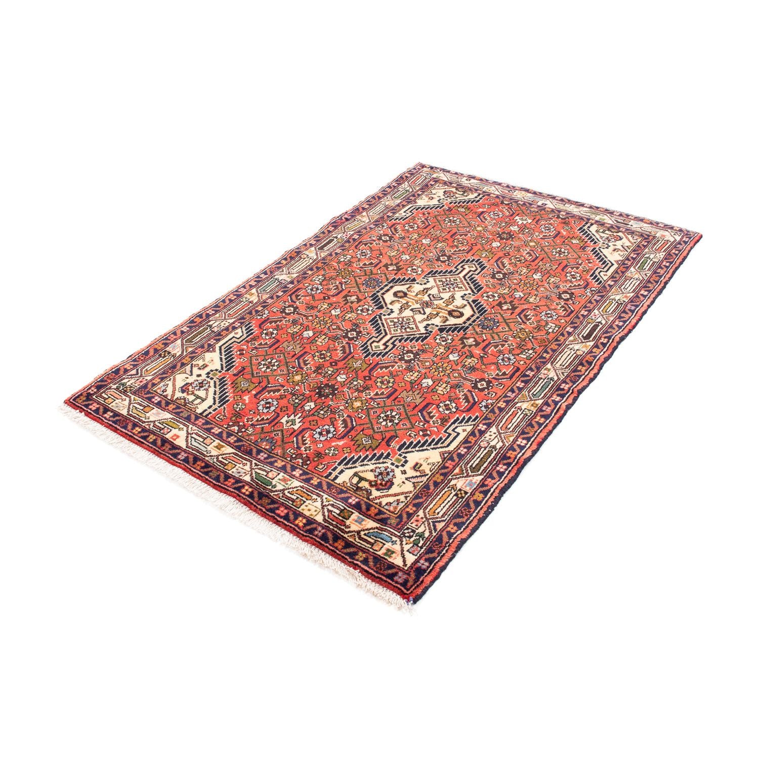 Tapis persan - Nomadic - 156 x 98 cm - rouge