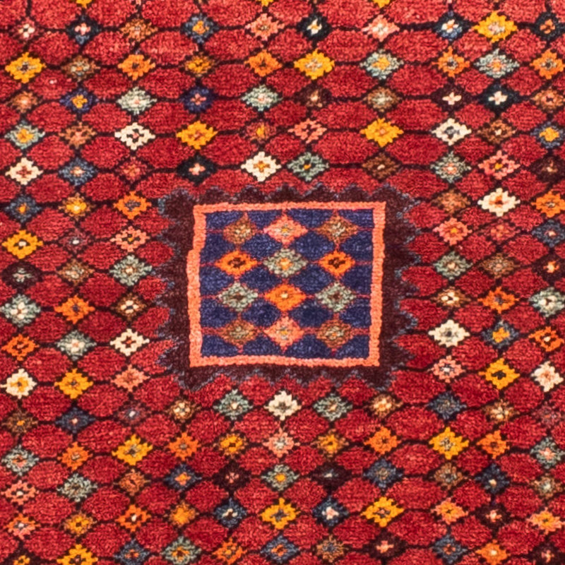 Tapis persan - Nomadic - 248 x 140 cm - rouge foncé