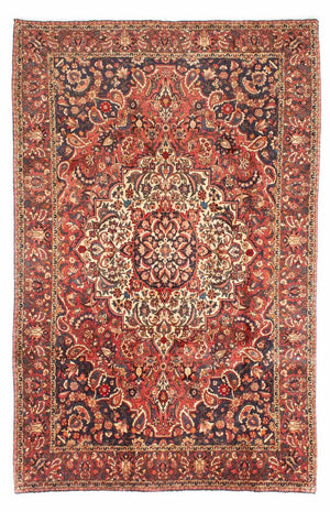 Tapis persan - Nomadic - 313 x 204 cm - rouge clair