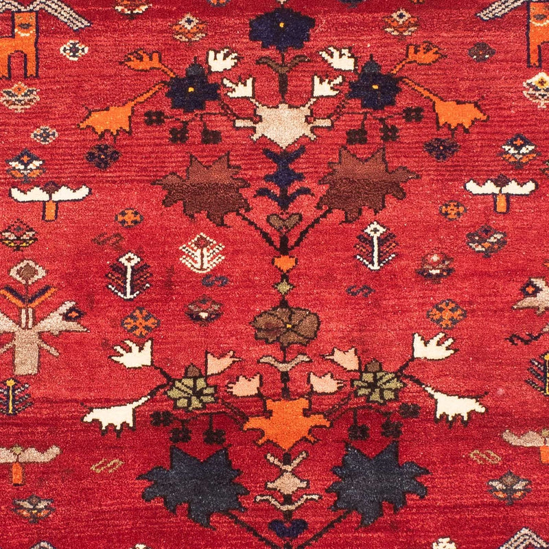 Tapis persan - Nomadic - 152 x 110 cm - rouge foncé