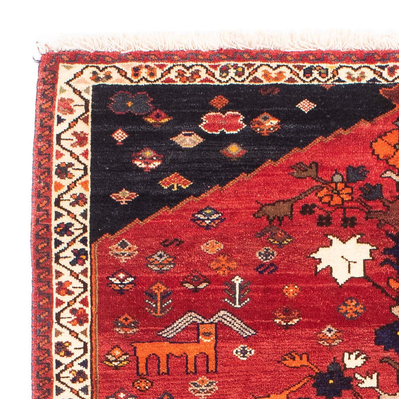 Tapis persan - Nomadic - 152 x 110 cm - rouge foncé