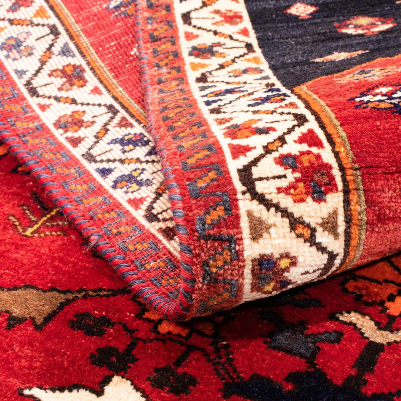 Tapis persan - Nomadic - 152 x 110 cm - rouge foncé