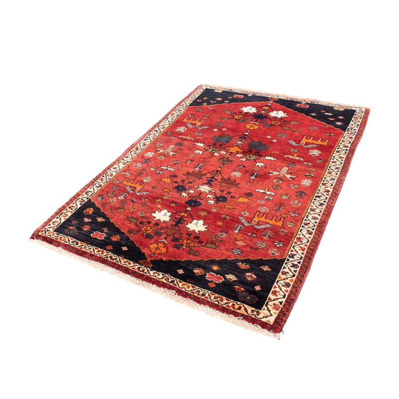 Tapis persan - Nomadic - 152 x 110 cm - rouge foncé
