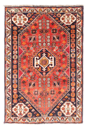 Tapis persan - Nomadic - 154 x 107 cm - rouge
