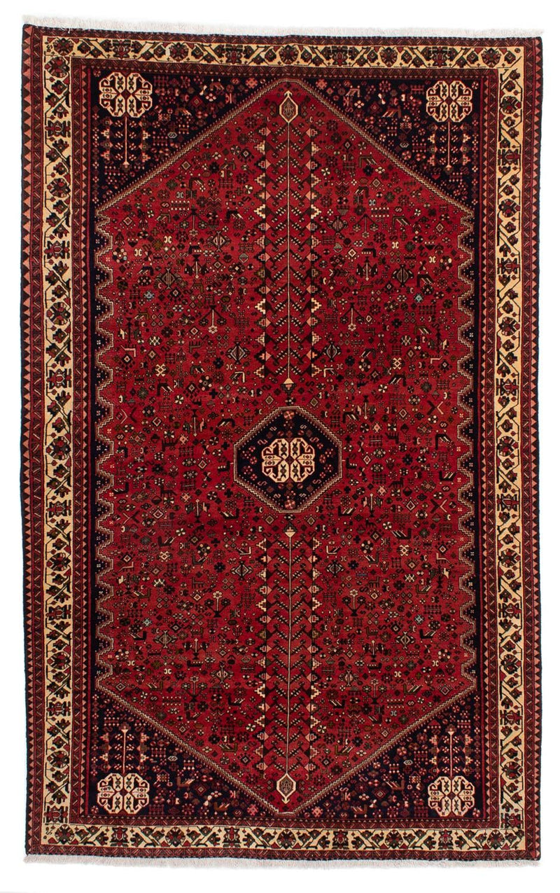 Tapis persan - Nomadic - 300 x 200 cm - rouge foncé