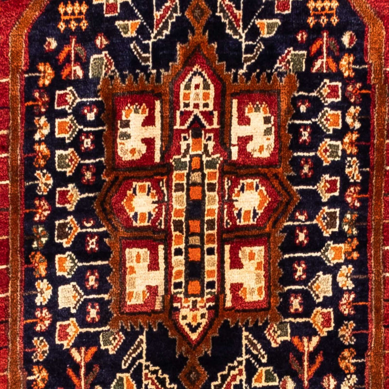 Tapis persan - Nomadic - 257 x 160 cm - rouge foncé