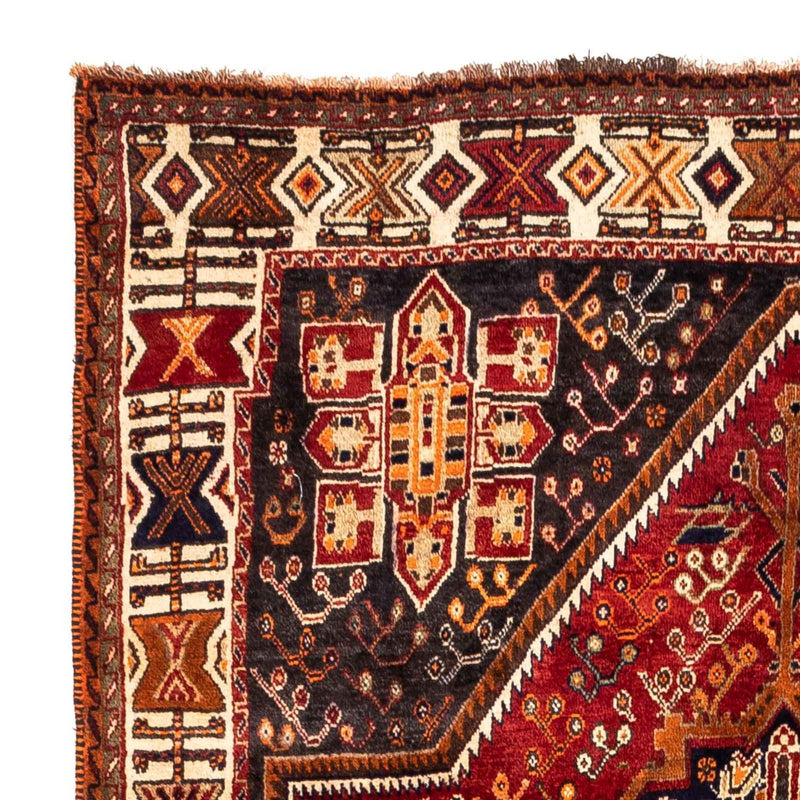 Tapis persan - Nomadic - 257 x 160 cm - rouge foncé