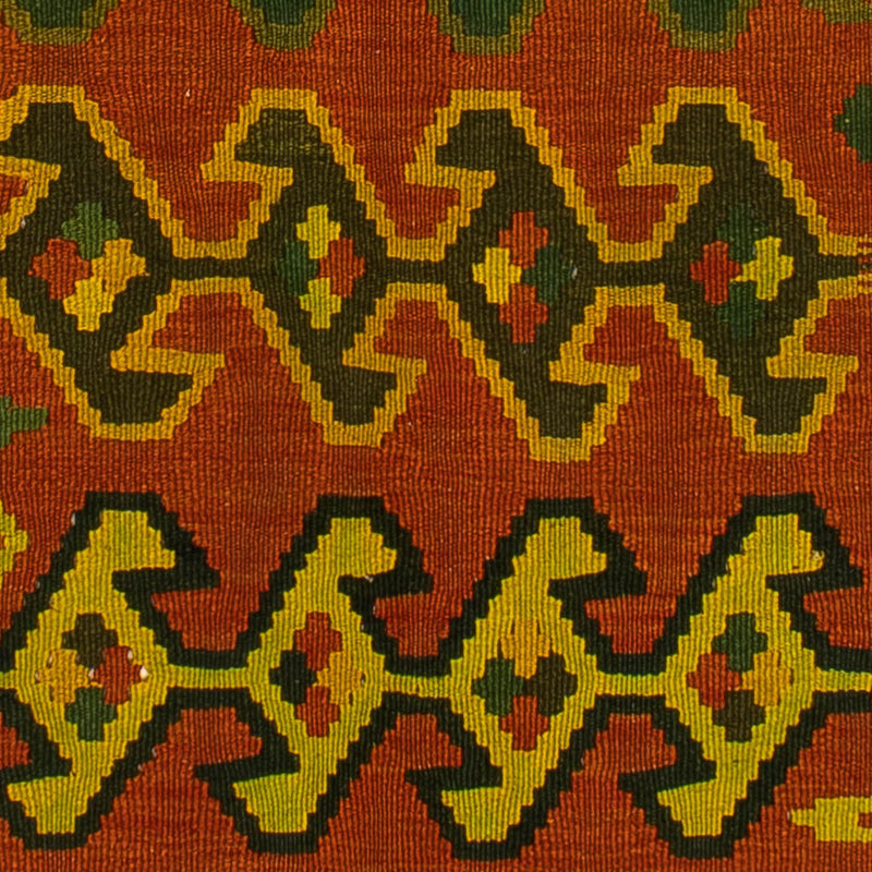 Tapis Kelim - Oriental - 208 x 150 cm - vert foncé