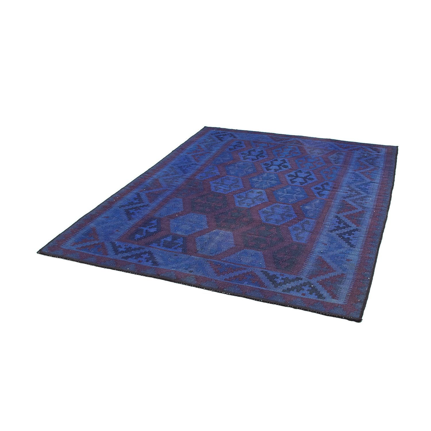 Tapis Kelim - Oriental - 195 x 155 cm - bleu