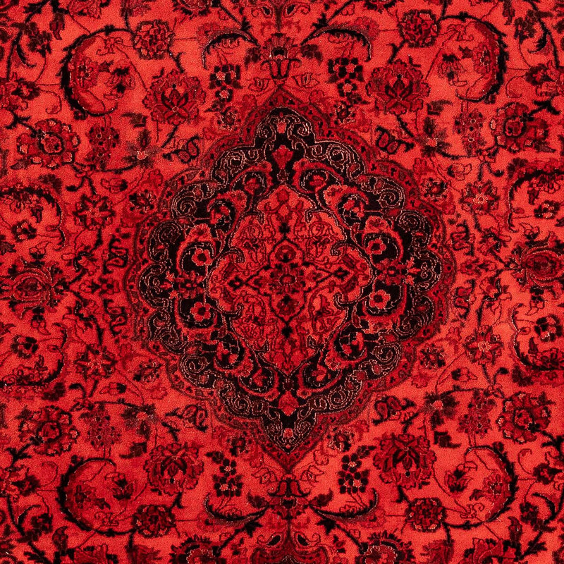 Tapis persan - Nain - 286 x 196 cm - rouge foncé