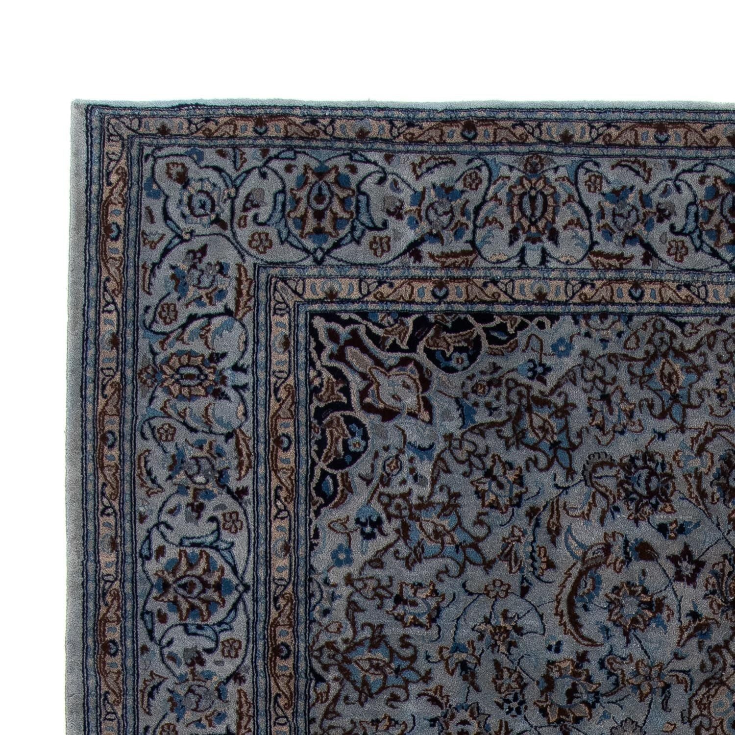 Tapis persan - Nain - 296 x 200 cm - bleu de mer