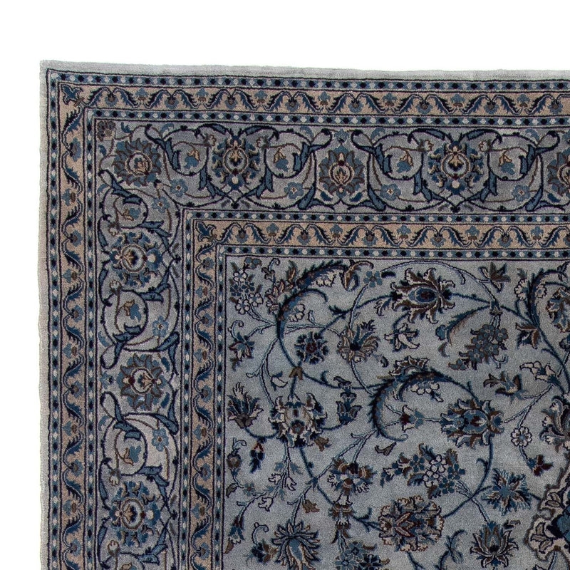 Tapis persan - Nain - 294 x 198 cm - bleu de mer