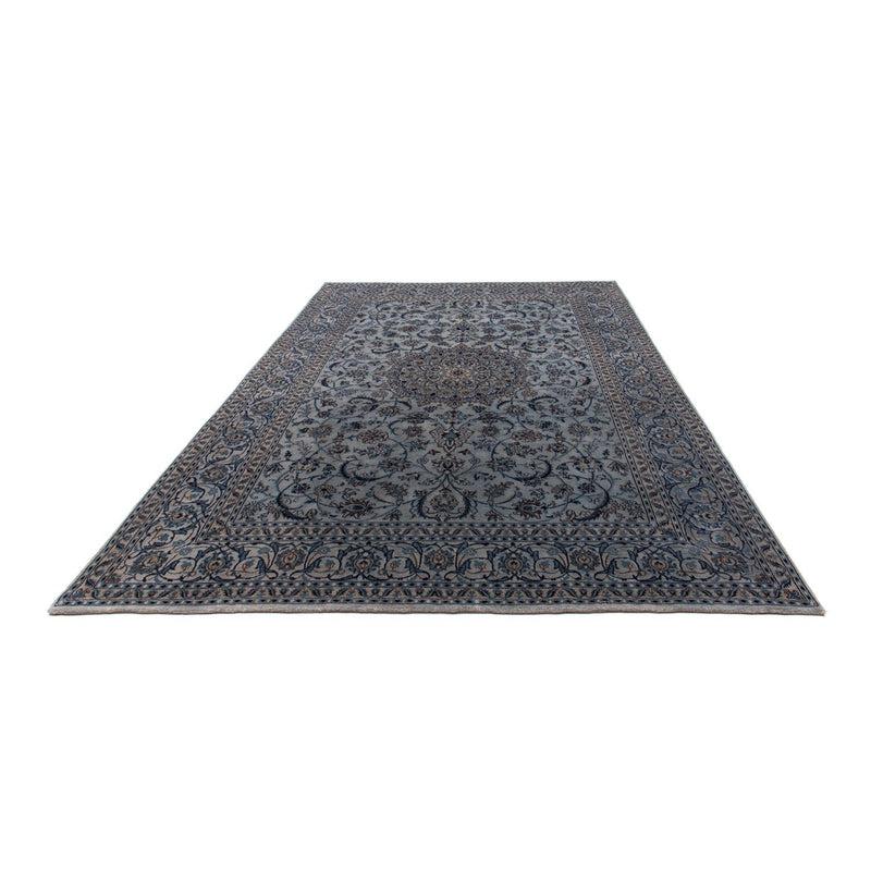 Tapis persan - Nain - 294 x 198 cm - bleu de mer