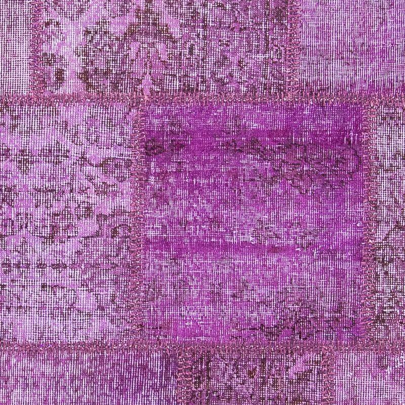 Tapis patchwork - 240 x 170 cm - violet