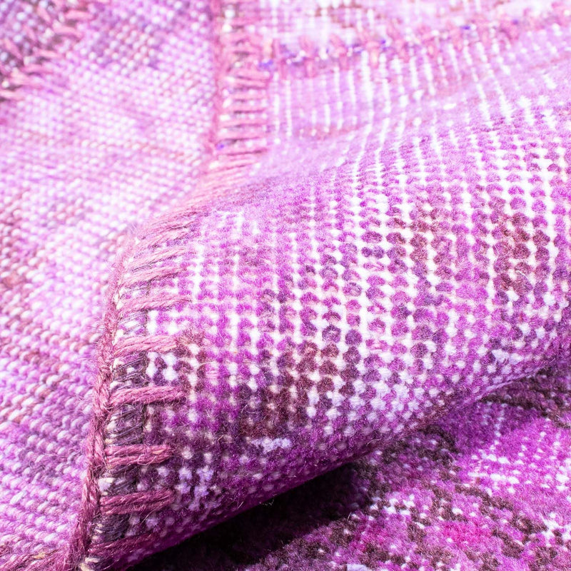 Tapis patchwork - 240 x 170 cm - violet