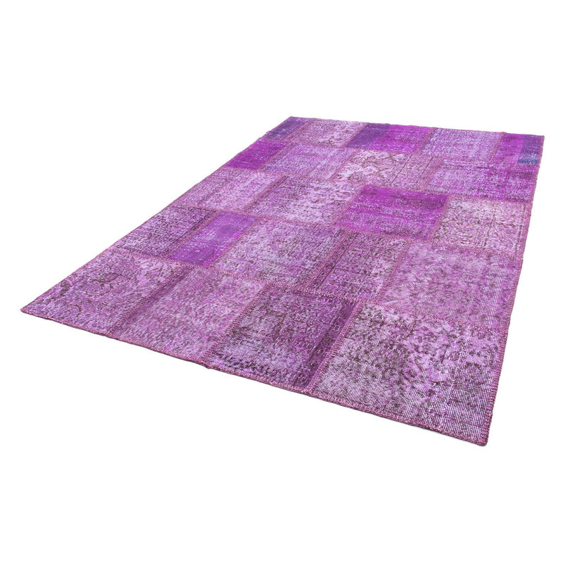 Tapis patchwork - 240 x 170 cm - violet