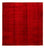 Tapis Gabbeh - Persan - 288 x 262 cm - rouge foncé