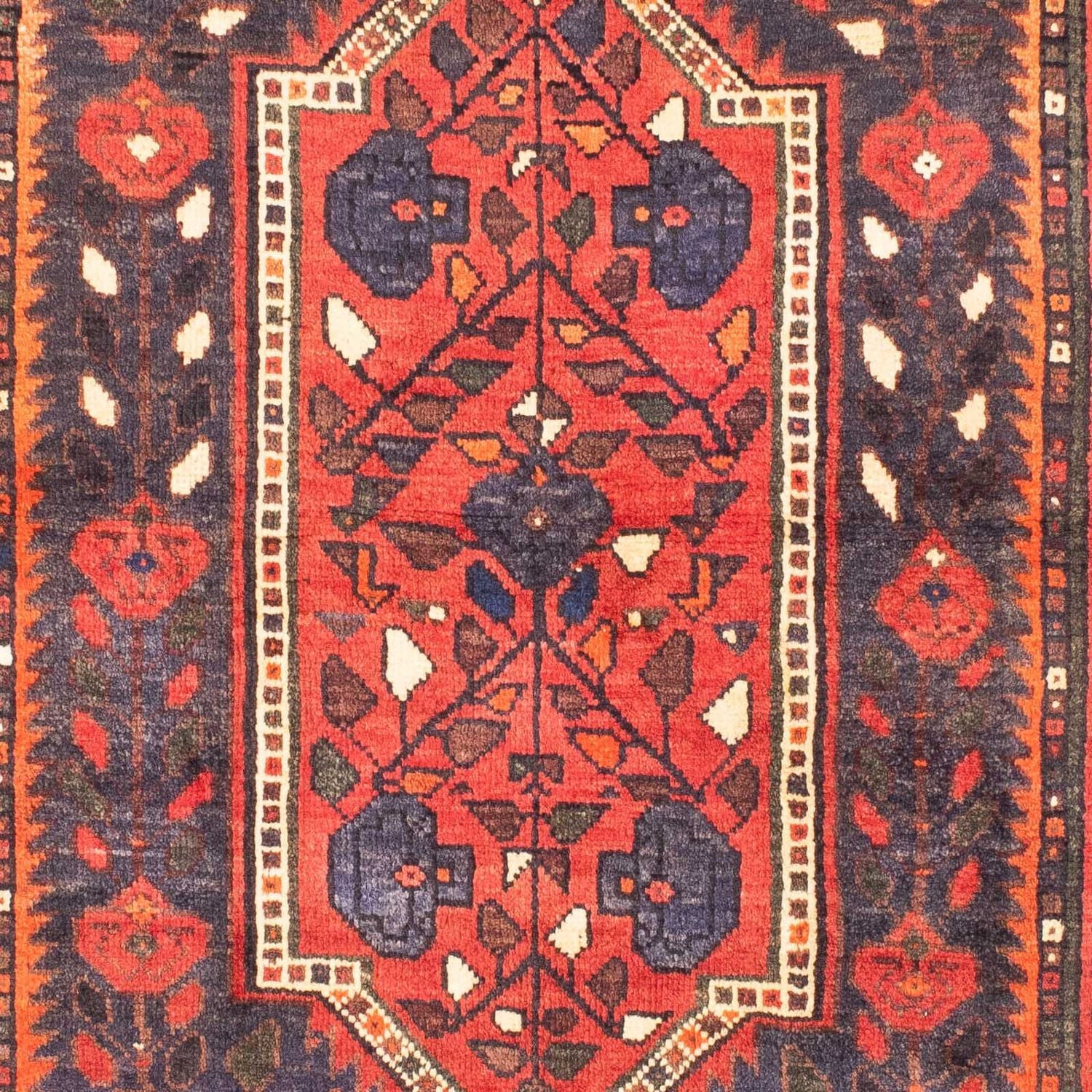 Tapis persan - Nomadic - 180 x 127 cm - rouge foncé