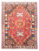 Tapis persan - Nomadic - 150 x 120 cm - rouge foncé