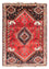 Tapis persan - Nomadic - 162 x 118 cm - rouge foncé