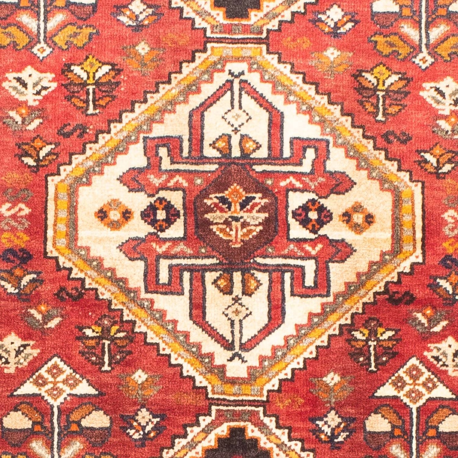 Tapis persan - Nomadic - 153 x 80 cm - rouge foncé
