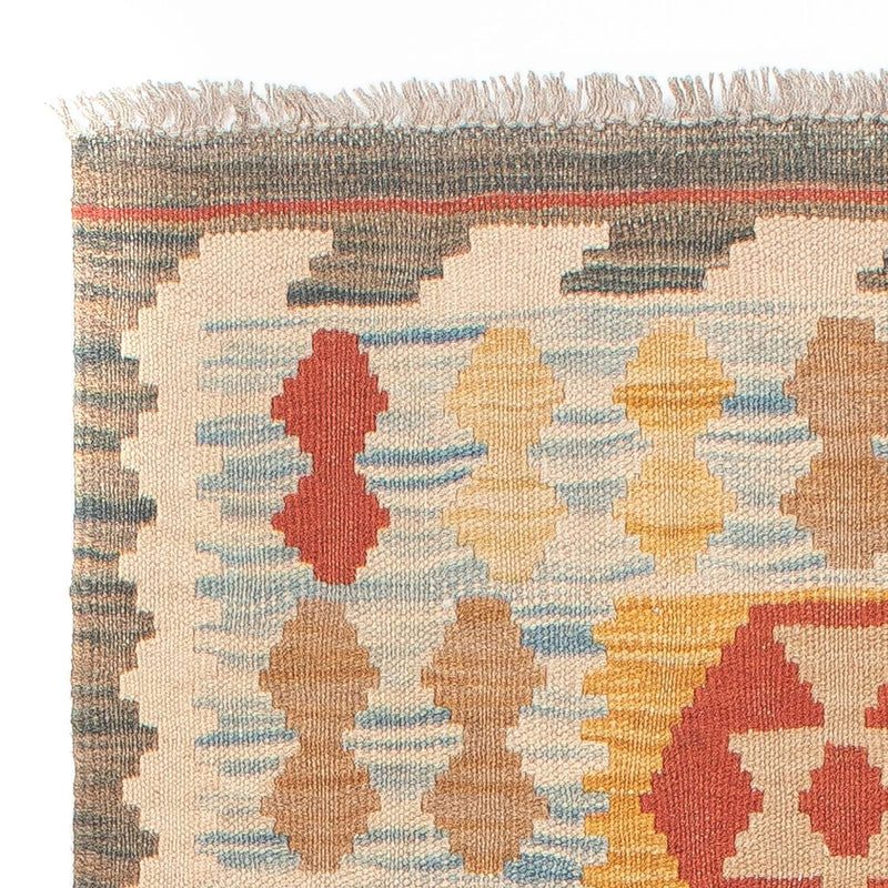 Tapis de couloir Tapis Kelim - Splash - 212 x 65 cm - multicolore