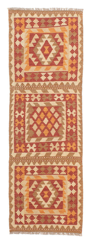 Tapis de couloir Tapis Kelim - Splash - 187 x 59 cm - multicolore