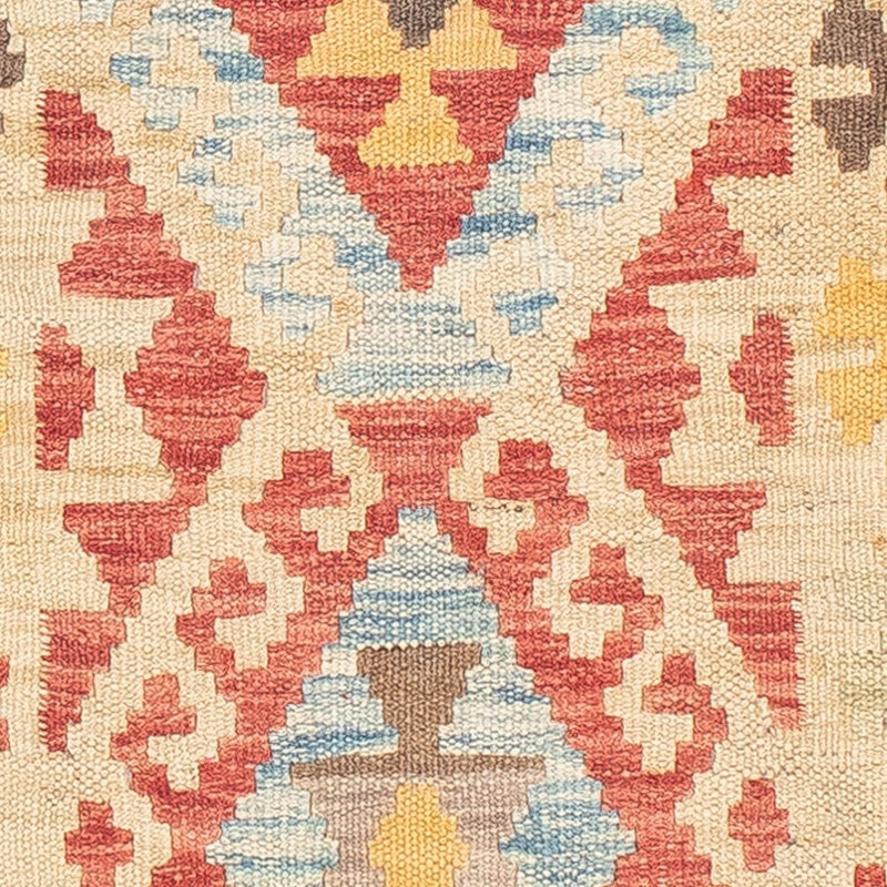 Tapis de couloir Tapis Kelim - Splash - 199 x 53 cm - multicolore