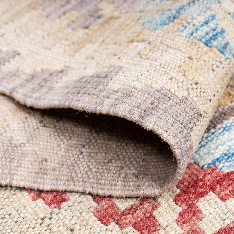 Tapis de couloir Tapis Kelim - Splash - 199 x 53 cm - multicolore