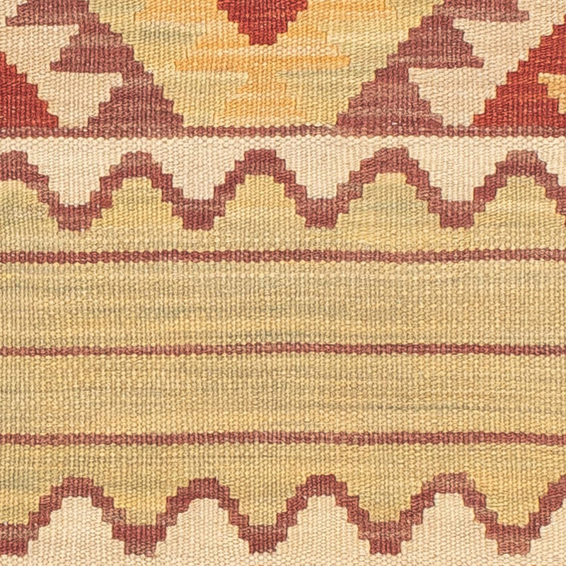 Tapis de couloir Tapis Kelim - Splash - 201 x 54 cm - multicolore