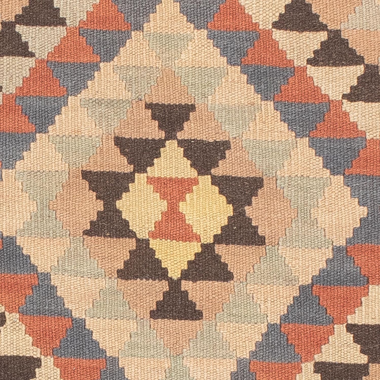 Kelim Teppich - Splash 198 x 63 cm - beige