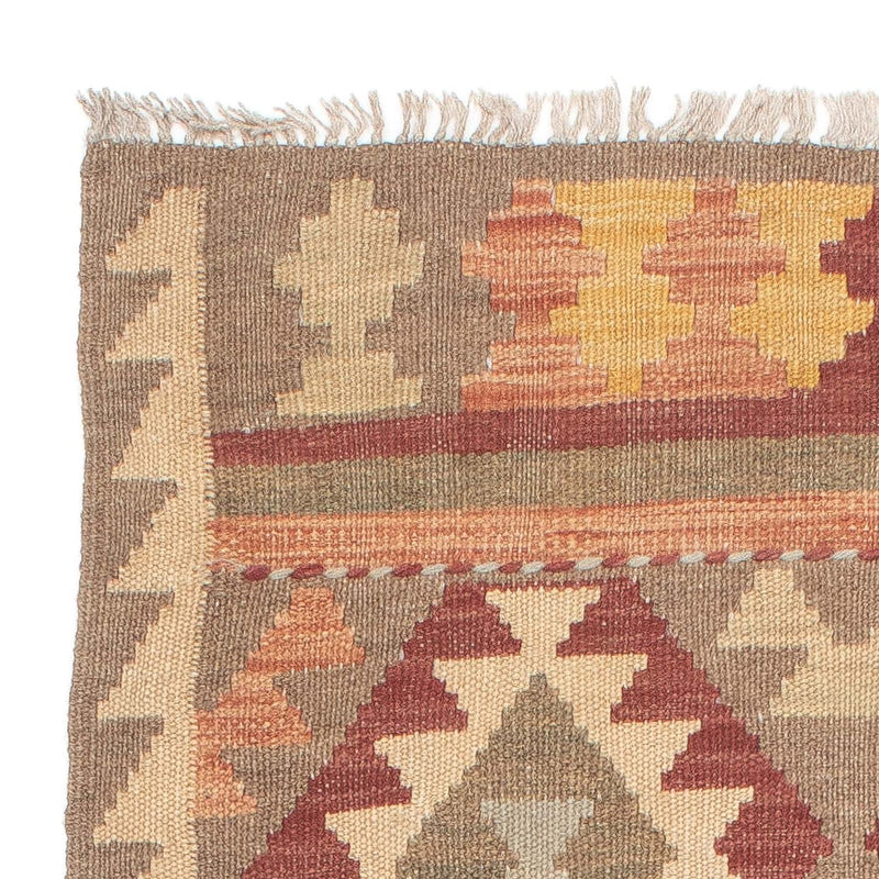 Tapis de couloir Tapis Kelim - Splash - 186 x 71 cm - multicolore