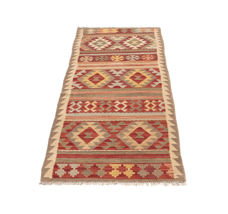 Tapis de couloir Tapis Kelim - Splash - 186 x 71 cm - multicolore